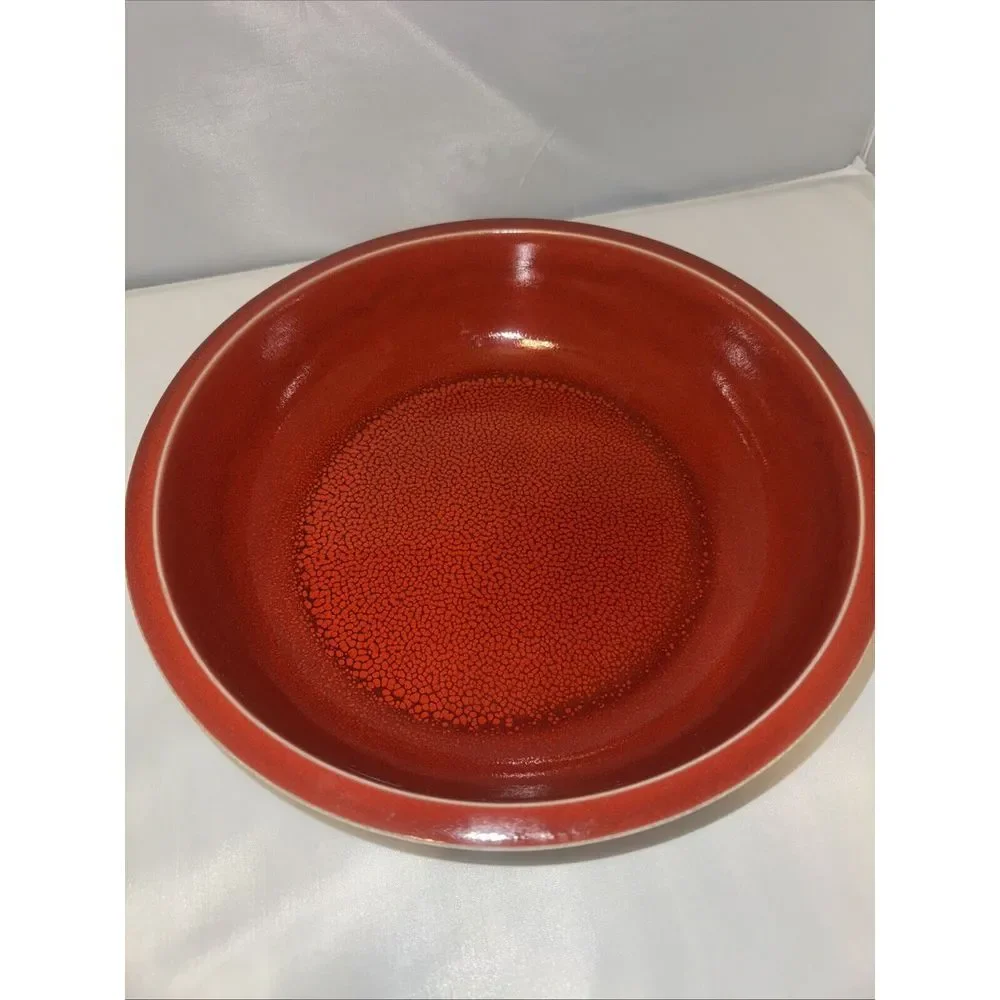 Jars France + Williams Sonoma Serving Bowl‎ Red Cantine 12 3/4'